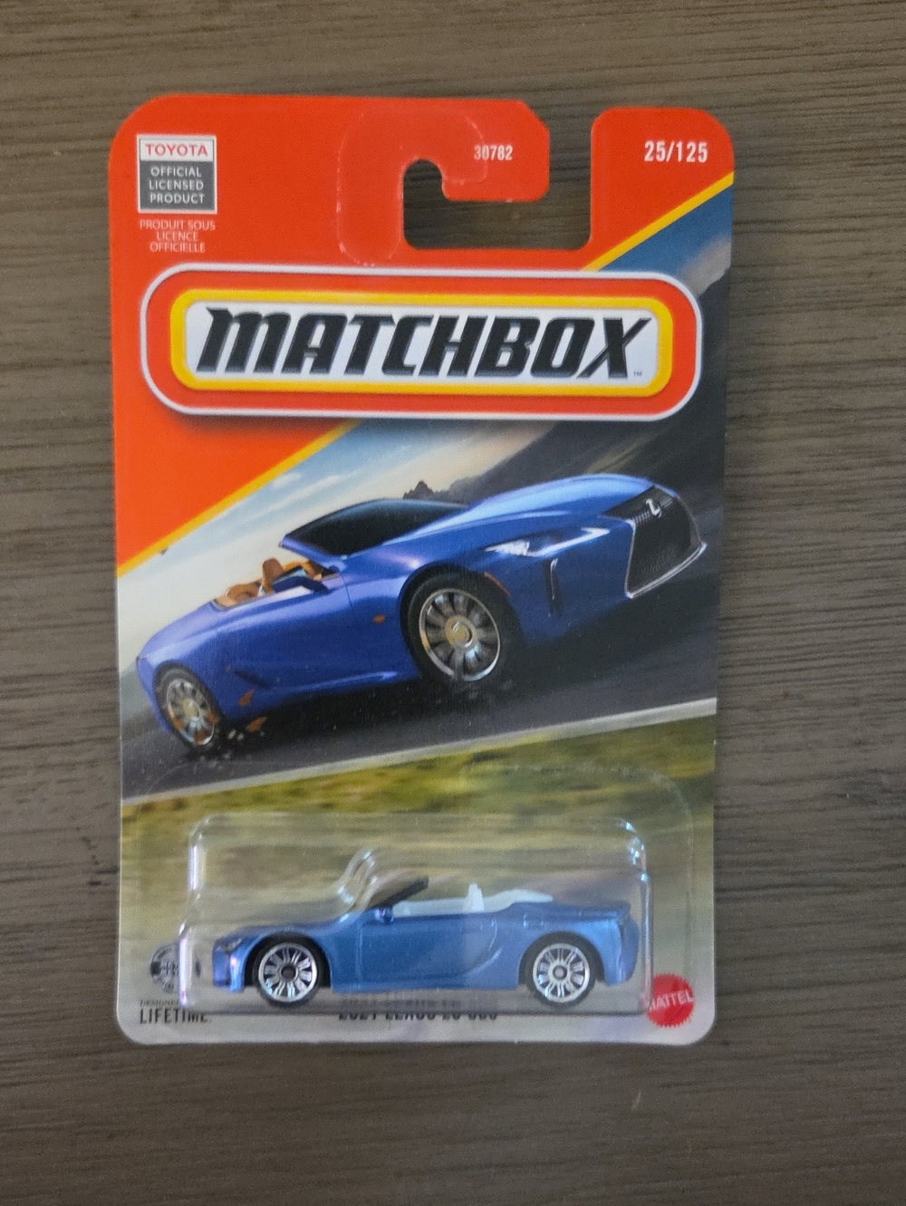 Matchbox blue convertible Toy Car